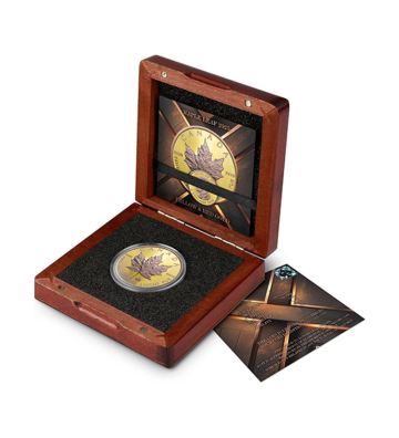 5$ Maple Leaf – Yellow & Red Gold