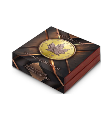 5$ Maple Leaf – Yellow & Red Gold