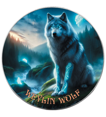 1$ Weylin Wolf - Forest Totems II