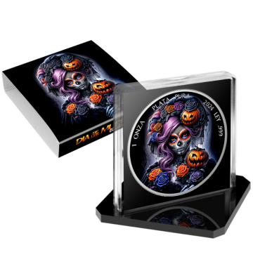 1 Onza Dia de los Muertos, Black Halloween