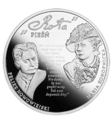 10 zł Pieśń Rota - W Polskę Wierzę