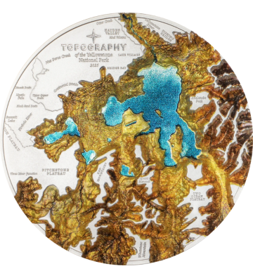 25$ Yellowstone - Topografia