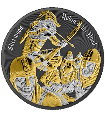 1000 Francs Robin Hood - Sherwood, Multimetal