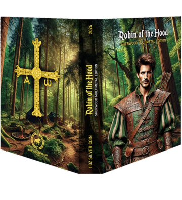 1000 Francs Robin Hood - Sherwood, Multimetal