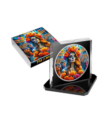 1 Onza Dia de los Muertos, Flowers
