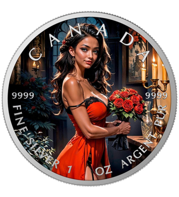 5$ Red Roses