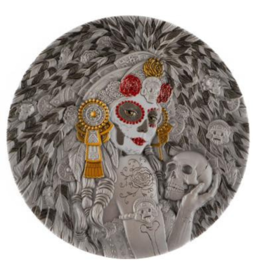 2000 Francs Lady Micte, Dia de los Muertos -  Figures Of Death