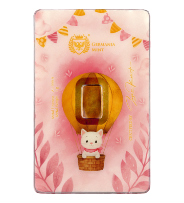 New Born - Girl Gold Bar