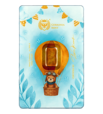 New Born - Boy Gold Bar