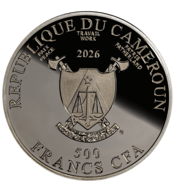 500 Francs Year of the Horse, Ruthenium - Chinese Calendar