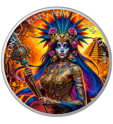 1 Onza Dia de los Muertos – Ancient Warrior