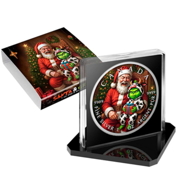 5$ Święty Mikołaj & Grinch