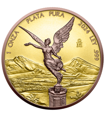 1 Onza Libertad – Yellow and Red Gold