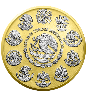 1 Onza Libertad – Yellow Gold & White Rhodium