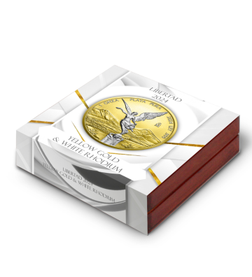 1 Onza Libertad – Yellow Gold & White Rhodium