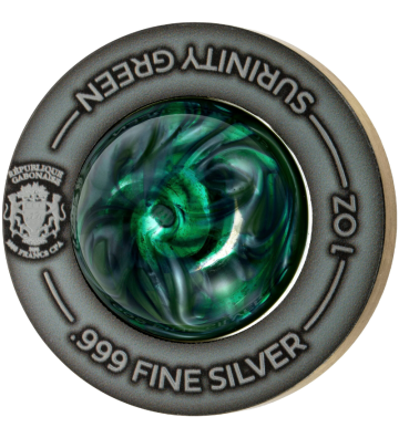 1000 Francs Surinity Green