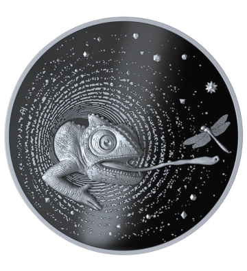 1000 Francs Herpeton, Chameleon