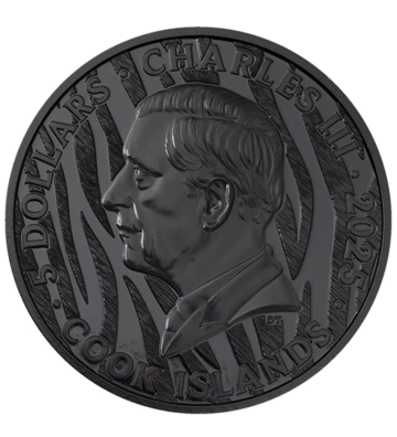 5$ Tiger - Black and White