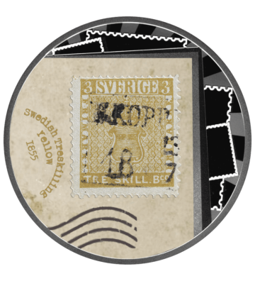 500 Francs Swedish Treskilling Yellow Stamp - The Most Expensive Stamps in the World