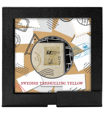 500 Franków Znaczek Swedish Treskilling Yellow - Najdroższe Znaczki Świata