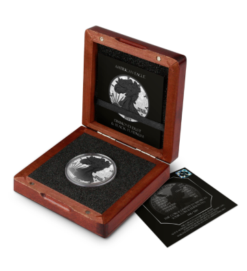 1$ American Eagle - Diamond Dust & Black Platinum