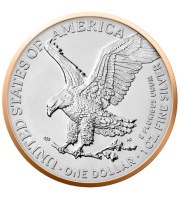 1$ American Eagle - Red Gold
