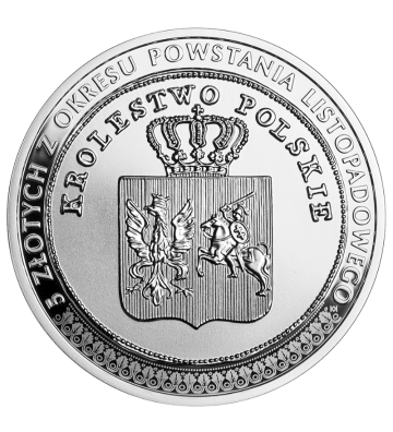 20zł 5 złotych z okresu Powstania Listopadowego - Historia Monety Polskiej