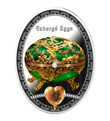 1$ Rocaille Egg - Faberge Eggs