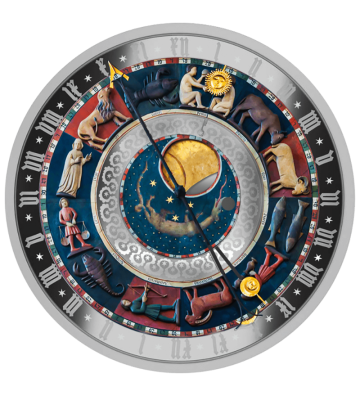 5€ Gdansk Astronomical Clock - City Hall Clocks