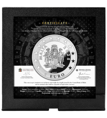 5€ Gdański Zegar Astronomiczny - Zegary Ratuszowe