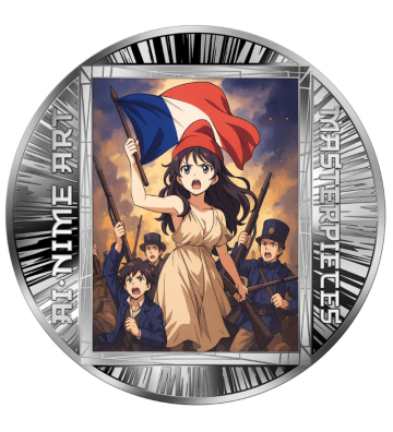 500 Franków Wolność Wiodąca Lud na Barykady - Arcydzieła Sztuki Anime