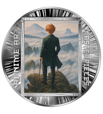 500 Francs Wanderer Above the Sea of Fog - AI-nime Art Masterpieces