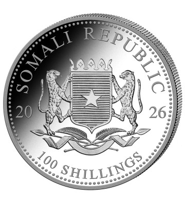 100 Shillings Elephant - African Wildlife