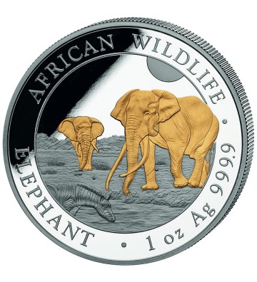 100 Shillings Elephant - African Wildlife