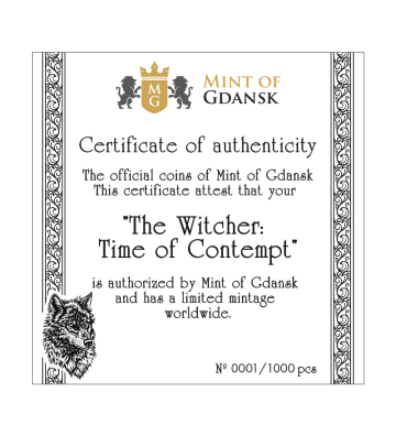 500 Franków Czas Pogardy - Wiedźmin