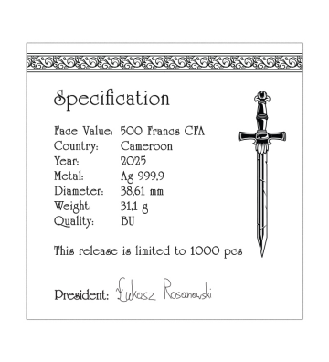 500 Franków Czas Pogardy - Wiedźmin