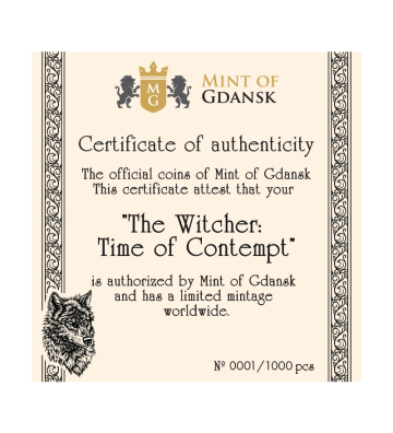 1000 Franków Czas Pogardy - Wiedźmin