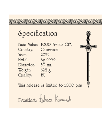 1000 Franków Czas Pogardy - Wiedźmin