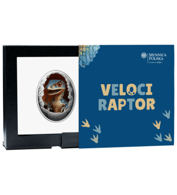 500 Franków Welociraptor - Dinozaury