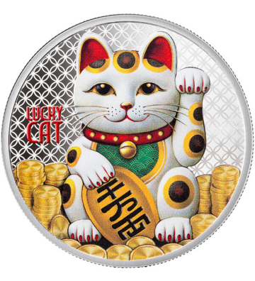 1$ Maneki-neko - Szczęśliwa Moneta