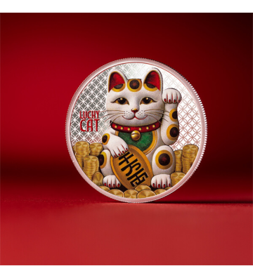 1$ Maneki-neko - Szczęśliwa Moneta