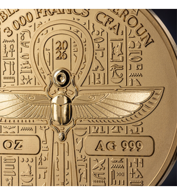 3000 Francs Throne of Tutankhamun - Gold Grandeur