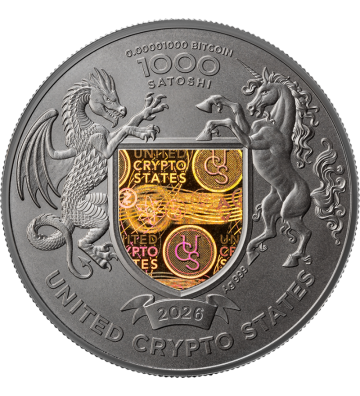 1000 Satoshi Ukraine The Land of Freedom - United Crypto States