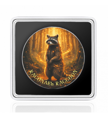 1$ Raconael Racoon - Forest Totems III