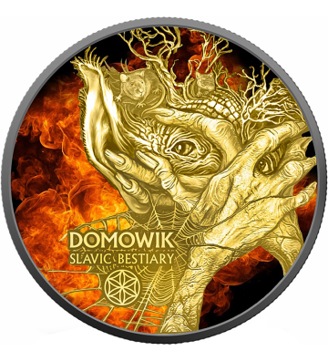1000 Francs Burning Domowik - Slavic Bestiary