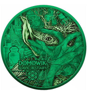 1000 Francs Domowik Space Green - Slavic Bestiary