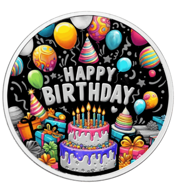 500 Francs Happy Birthday