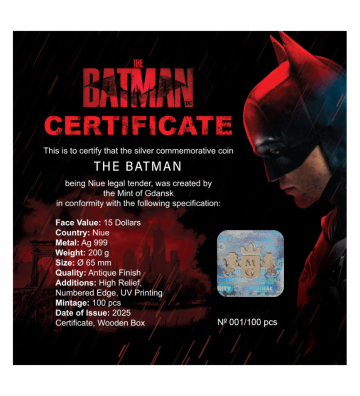 15$ The Batman, Gotham