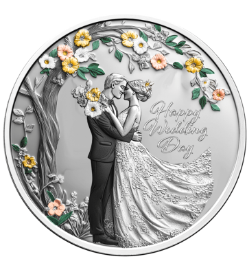 1$ Wedding Coin