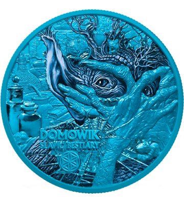 1000 Francs Domowik Space Blue - Slavic Bestiary
